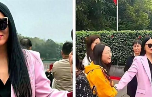 李湘近期变化惊人，瘦得像换了个人，低调期间显然没少努力