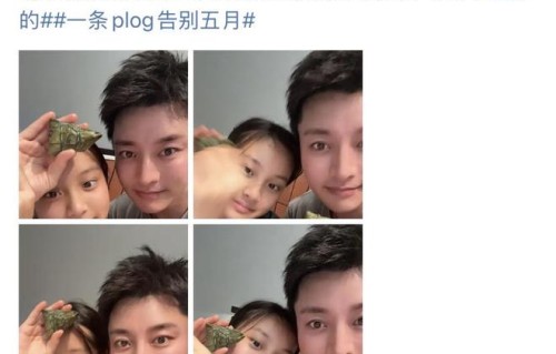 贾乃亮陪甜馨过端午节，晒父女合照幸福满溢，父女俩真像|李小璐|女儿|父亲|粽子|杜江