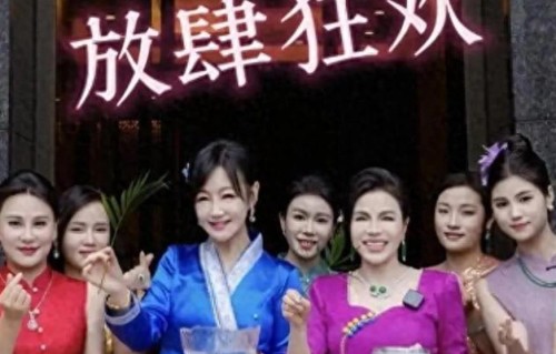 胡歌前女友薛佳凝参加泼水节 身材发福小腹隆起 气质温婉状态不错